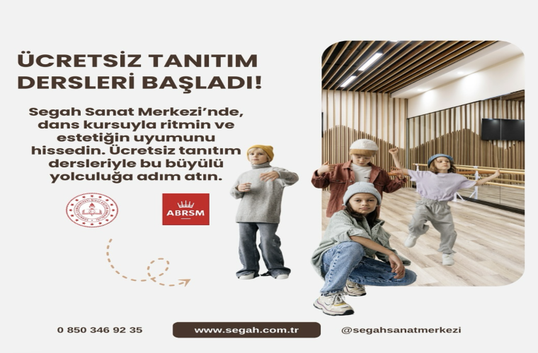 Ücretsiz Tanıtım Dersleri Başladı!